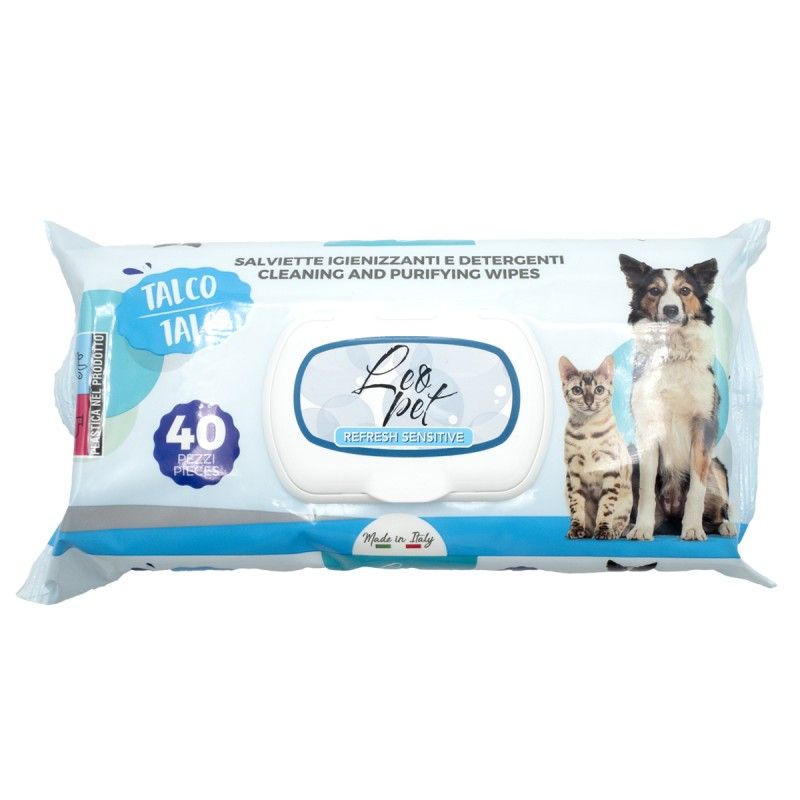 Soins et Hygiène du chien > Lotion, démêlant, lingettes > Lingettes  nettoyantes Universelles Chien et chat x 30 Beaphar : Albert le chien