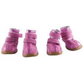 4 Bottes de marche roses