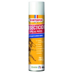 Insecticide aérosol spécial puces Saniterpen