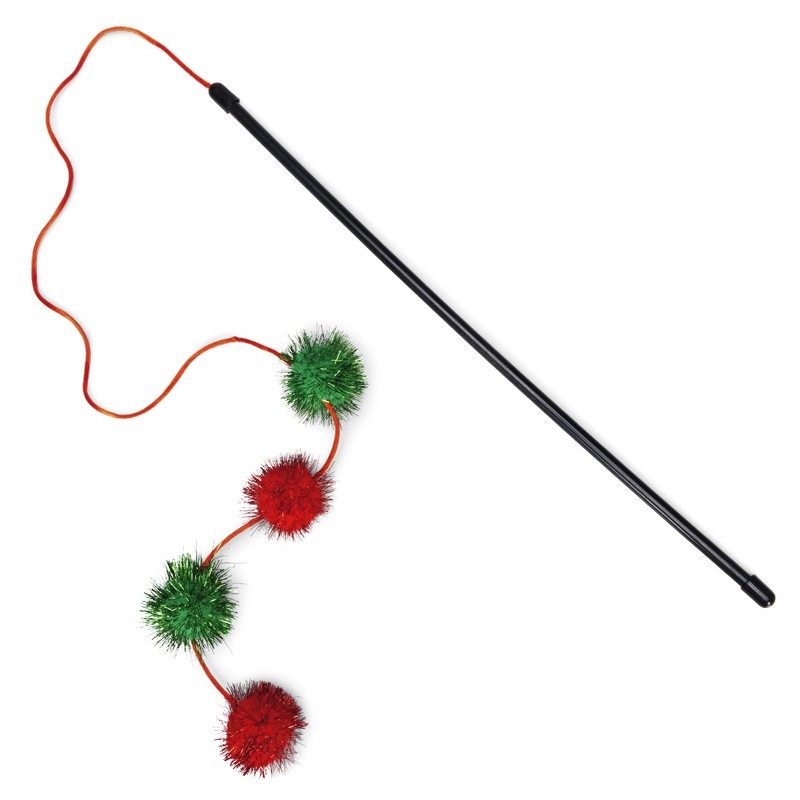 Lot de 3 jouets pour chat : balle, spirale, chaussette | Grossiste animalerie