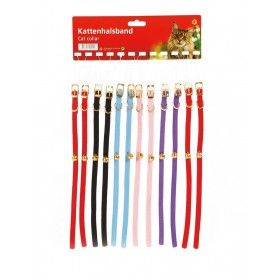 Lot de 12 Colliers élastiques pour chat