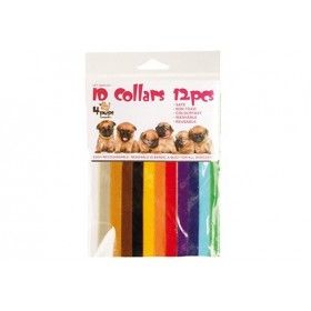 12 colliers pour chiot multicolores velcro