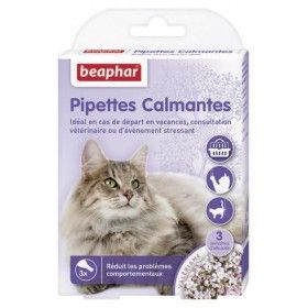 3 Pipettes calmantes pour chat