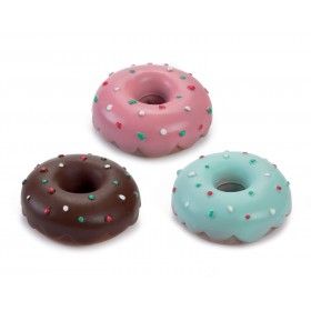 Jouet chien donut latex sonore