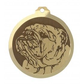 Médaille gravée en laiton Cairn terrier
