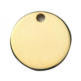 Médaille MÉTAL dorée ronde
